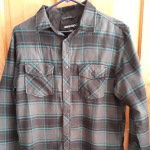 Men's Burnside Flannel Shirt - Size Large